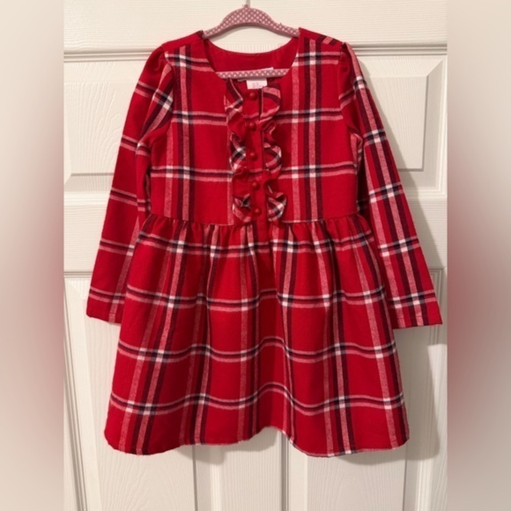 Tommy Bahama Red Plaid Kids Dress